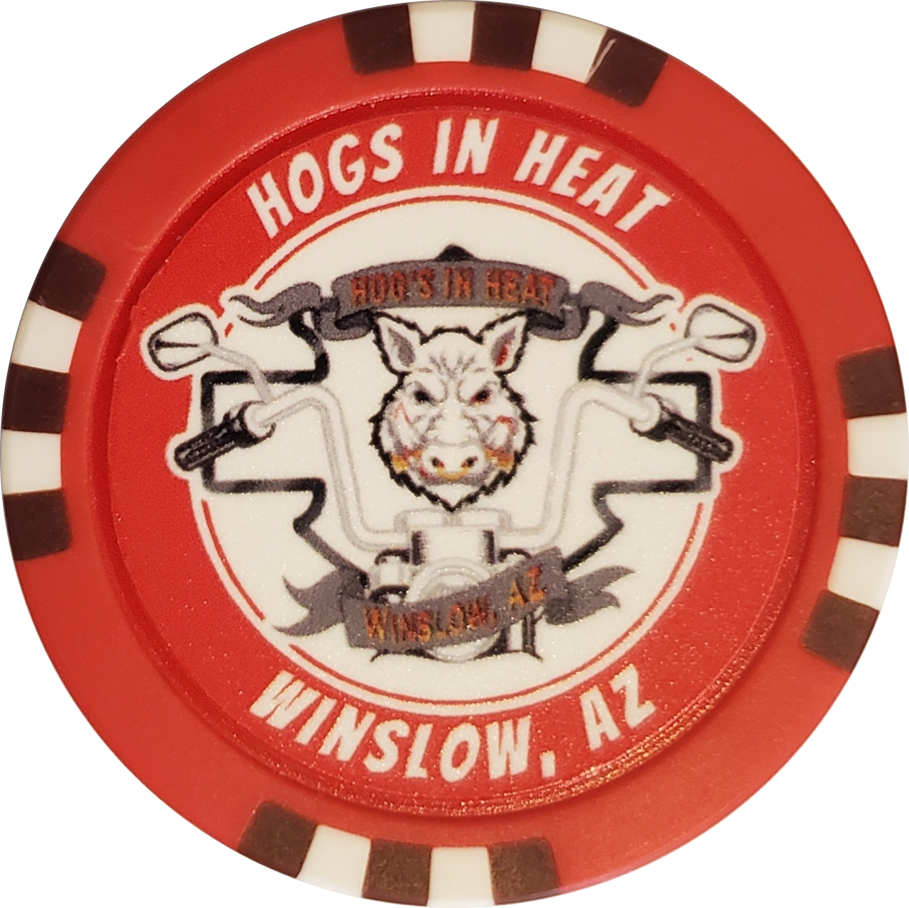 Picture of Hogs In Heat 2024 Poker Chip